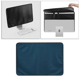 Dust Cover 24 Inch Nylon PU Leather Cloth Monitor Dustproof Computer Desktop Dust Cover Dustproof Ultrathin Soft Protect Sheath For Imac 24 231007