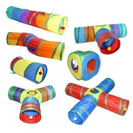 Cat Toys Cats Tunnel Foldable Pet Items Cat Toys Interactive Kitty Training Fun Toy for Puppy Kitten Rabbit Play Tube Katten Speelgoed 231011