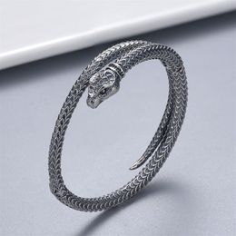 New Product Retro Bracelet High Quality Silver Plated Bracelet Snake Bracelet for Couple Jewellery Supply Fashion Trend Accessories298Q