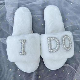 Party Favour I Do Slippers Bridal Shower Wedding Engagement Honeymoon Trip Bachelorette Hen Girls Weekend Bride To Be Decoration Gift