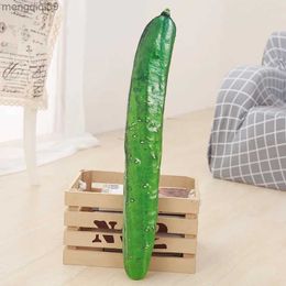 Christmas Decorations 70/110cm Funny Cucumber Plush Toy Stuffed Cute Fruits Funny Kids Children Christmas Gift R231004