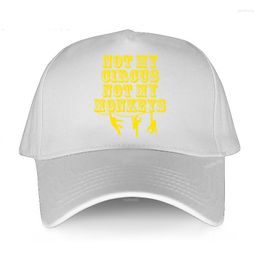 Ball Caps Baseball Cap Adjustable Cotton Fashion Hats Men NOT MY CIRCUS MONKEYS Original Funny Design Summer Leisure Sun Hat