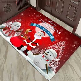 Christmas Decorations Christmas Tree Welcome Anti-Slip Area Carpets For Home Living Room Bedroom Decor Soft Floor Mat Kids Play Game Rug