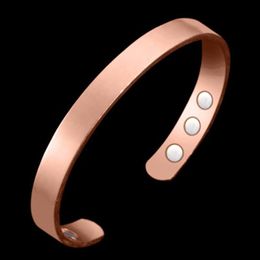 Magnetic Copper Bracelet Healing Bio Therapy Arthritis Pain Relief Bangle Cuff Magnetic therapy Bracelet For Women245M