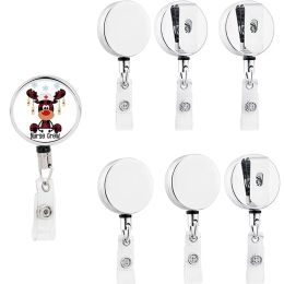 Sublimation Nurse Badge Reel Nurse Retractable Badge Scroll Nursing Cute Decoration Name Decorative Work Card Holder 0509 JJ 10.11