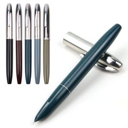 Fountain Pens HERO 565 Pen F 05mm nib plastic Stationery Office School Supplies sky blue Khaki labelling Golden Ink gifts 231011