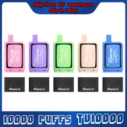 Original Disposable vape Vapour pod box Feemo TV10000 disposable vape 10k puffs with 20ml seperable pod atomizer box vape 5% nic 10 Flavours fast shipping