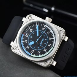 Yupoo Designer Relógios Masculinos Relógios de Pulso Automáticos de Quartzo Moda Quadrado Relógio Multifuncional BR Relógio de Pulso de Negócios Homem Senhora Esporte Relógio de Pulso Movimento de Nível Superior
