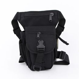 Outdoor Bags Nylon Waterproof Military Tactical Bag Leg Bag For Women Fanny Thigh Pack Motorcycle Waist Pack Outdoor Sport Ride Waist Bag 231011