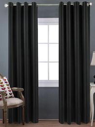 Curtain Blackout For Bedroom Opaque Blinds for Window Living Room Kitchen Treatment Ready Made Small Drapes High Shading y231010