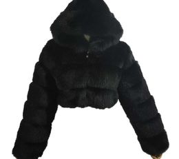 Winter Clothes Warm Luxury Faux Fur Fluffy Furry Jackets for Women Fur Coat Women's Coats Plus Size Clothing 9IV1J