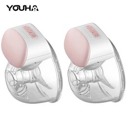 Breastpumps YOUHA Electric s Portable Hands Free Wearable Silent Comfort Breast Milk ctor Collector BPA-free 231010