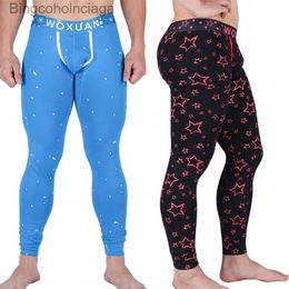 Men's Thermal Underwear Fashion Men Long Johns Cotton Leggings Thermal Underwear Homme Cuecas Men Thermo Long Johns UnderpantsL231011