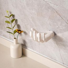 Hooks Storage Hook Easy Installation Wall Mount Soap Holder Creative Hand Shape For Home Bathroom Hand-shaped