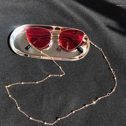 Sunglasses Frames Fashion Chic Womens Eyeglass Chains Reading Beaded Glasses Chain Eyewears Cord Holder Necklace Strap Rope
