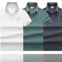 Summer Luxury Designer Brand Mens Polo Shirt Men Short Sleeve T-Shirt Original Single Lapel Shirt Men's Tee&Polos296Q