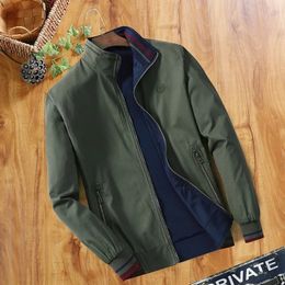 Men's Jackets Cotton Wholesale Windbreaker Double sided Wear Jacket for Men Baseball Bomber Business Military Autumn Outdoor Coat 231010