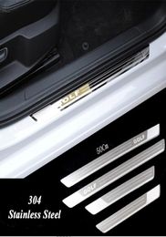 Ultrathin Stainless Steel Scuff Plate Door Sill for Vw Golf 7 MK7 Golf 6 MK6 Welcome Pedal Threshold Car Accessories 201120156456151