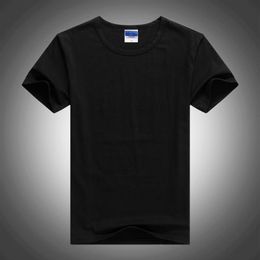 China factory whole T shirt 2022 Summer 100% cotton Blank T-shirts Urban plain Men Tee Shirts for printing226M