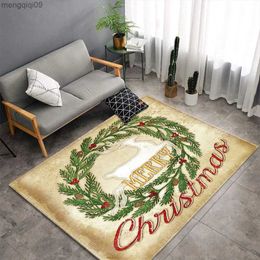 Christmas Decorations Christmas New Year home decoration carpet living room bedroom room bedside carpet bathroom kitchen non-slip carpet