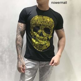 Hop Plein Philipps pp BEAR T PP Mens Designer Tshirts Brand Men's Graphic T-Shirt Skull Printed Bling Stone Classical High Quality Hip Casual Top Tees 117 7X2X