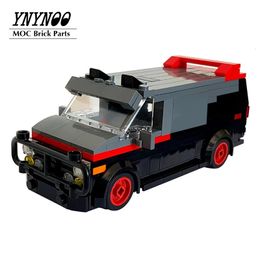 Transformation toys Robots ATeam Van In Minifig Fire Engine Missile Car Plane Building Block Truck House Boy Hand Made DIY Toys Gifts 231010