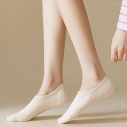 Women Socks Wear Resistant Anti-Odour Non-Slip Sweat Absorption Fashion Cotton Cute Boat Invisible Women's Japanese Style