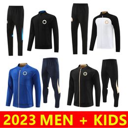 Mens kids 23/24 football tracksuit Pre Match jacket WERNER ENZO MUDRYK Strike Drill soccer training suit 2023 2024 jogging Futbol chandal