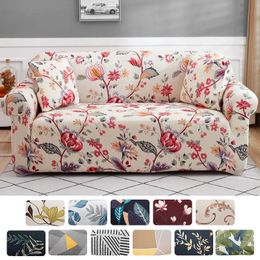 Chair Covers Printed Sofa Cover Stretch Couch Slipcovers for Couches and Loveseats Washable Furniture Protector Pets Kids 231011