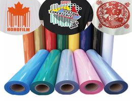 PU Heat Transfer TShirt Textiles Cricut Film Die Cutting 30 100cm Paper Materials Decorations for TShirts Cloth226t8892810500