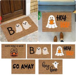 Carpets 1 PCS Halloween Doormat Scary Welcome Door Mats Holiday Party Decorating Supplies Non Slip Rubber Washable Area Rugs Under 50