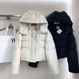 Mens Jacket Women Down hooded Warm Parka Female Puffer Jackets Letter Print Clothing Windbreaker Winter Brand Couple designer Coat