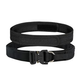 Other Fashion Accessories Cool Military Tactical Belt for Men Work Outdoor Hiking Heavy Duty Quick Release Nylon Web Rigger Belt with Inner and Outer 231011