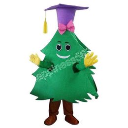 2024 Hot Sale Christmas tree Mascot Costumes Cartoon Character Outfit Suit Carnival Adults Size Halloween Christmas Party Carnival Dress suits