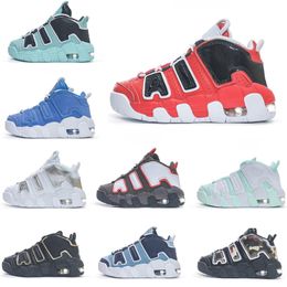 96 Uptempos GS thank you Wilson Pippen Kid Boys Gilrs Basketball Shoes light Aqua Medium Blue Camo TD PS Sneakers Trainers Black Metallic Gold Star White Varsity Red