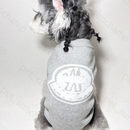 Marken Hundebekleidung Pullover Hund Katze Print Pullover Strickwaren Schnauzer Bichon Corgi Teddy Haustier Strickpullover