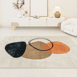 Carpet Home Nordic Simple Washable Living Room Decoration Carpet Thickened Soft Bedroom Carpets Light Luxury Large Area Cloakroom Rug 231010