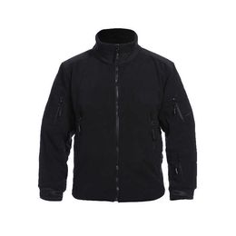 Men's Outdoor Tactical Fleece Jacket Fleece Winter Coat for Hiking Traveling Hunting jacket 2LRFA
