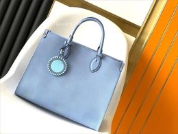 5A Fashion Bags summer luxury bag Leather casual round tag shopping bag Women's handbag crossbody bag