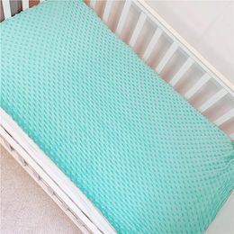 Bedding Sets Baby Childrens Bed Sheet Warm Fleece Bubble Mattress Protective Cover Comfortable and Soft Solid Colour Decorative 231010