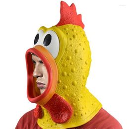 Party Supplies Funny Dog Head Latex Mask Cosplay Animal Chicken Gorilla Full Face For Halloween Costume Props Masquerade