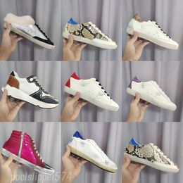 Luxury Do-old sneakers star women mens golden shoes Fashion dirty old sneakers Leather shoes Running Classic White Casual dirty shoes Shoes goose Limited special