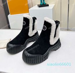 Women Winter Boots Shoes Platform High-quality Ankle Shoe Thick Sole Boot