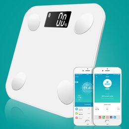 Household Scales SDARISB Bluetooth scales floor Body Weight Bathroom Scale Smart Backlit Display Fat Water Muscle Mass BMI 231010