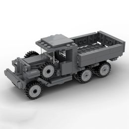 Transformation toys Robots Soviet GAZ AAA Military Vehicles Trucks WW2 Truck Model Army Minifigs bricks building blocks for children 231010