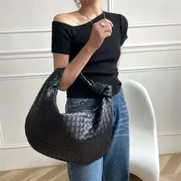 Tasarımcı çanta jodie çanta dokuma büyük el çantası kadın boyutu 40cm tasarımcı jodie yumuşak koyun deri çanta sapı bayanlar zincir omuz çantası yüksek kaliteli kılıf
