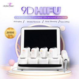 HIFU Hifu Ultrasound Machine Facelift Wrinkle Removal Anti Aging Skin Tightening Device for Face and Body Salon Use