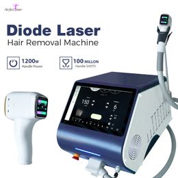 High quality diode laser permanent hair removal devices 100 million shots laser diode 808 nm 4k screen easy operation skin rejuvenation beauty machine