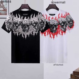 Casual Plein Top Philipps pp T-shirts Tshirt BEAR Hip Hop High T SHIRT Men Mens Designer Classical Streetwear Quality Tshirts Rhinestone Skull Tees PB accs AV7L