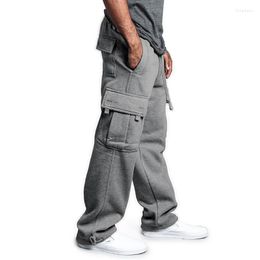 Men's Pants European And American High Street Trendy Brand Multi-pocket Overalls Retro Casual Trousers Joggers Men